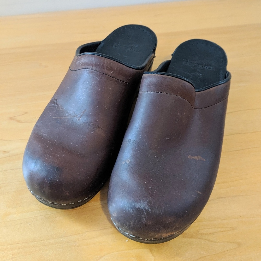 Danskos professional work clogs brown size 39